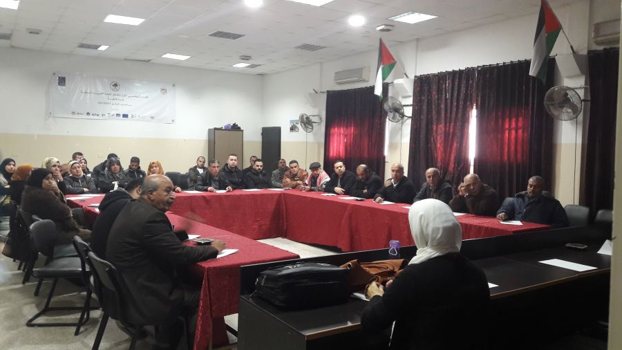 بلدية قباطية تعقد لقاء للجان التخطيط التنموي 
